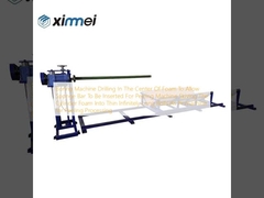 Bohrmaschine Bohrmaschine in der Mitte des Schaums, um zu ermöglichen, dass Sponge Bar für Peeling-Maschine eingesetzt werden Skiving der Zylinder Schaum in dünne unendlich lange Rollen als Pr-Maschine für Peeling-Verarbeitung