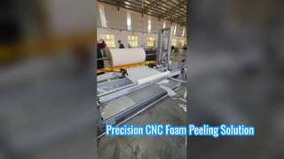 Hochpräziser CNC-Schaumschäler für zylindrischen PU-Schaum