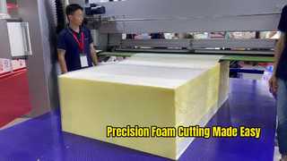 Präzise horizontale Schaumschneidemaschine für Fabriken