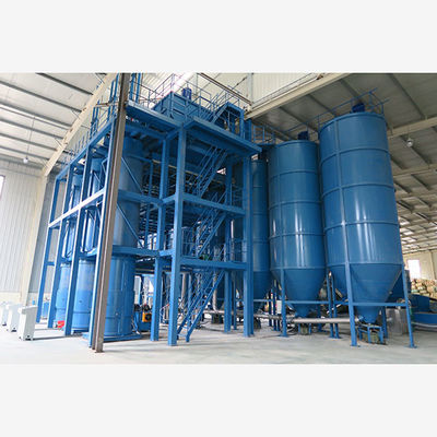 CE-Schaumrecyclingmaschine Polystyrol-Rebonded-Maschine Runde Blase Dreifach Ausgabe-Linie