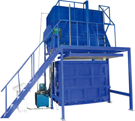 Anpassungsfähige Maschine für neu gebundene Schaumstoffe für 15m3 Rührvolumen Kapazität Recycling-Schwammprodukte