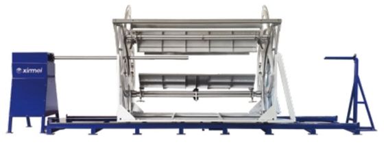 Bohren rundes Loch und Einfügen der Welle in einer Zeit automatisch für Schaum Pilling Machine