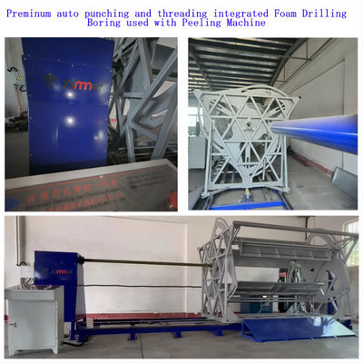 C518 Schleudern rundes Schaumstoff Piercing integriert in einer Schaumstoff Bohrmaschine Set von Peeling-Maschine