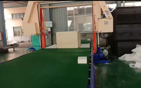 Sponge Roll Sheet Foam CNC-Maschine Horizontale Spaltung mit Vakuum