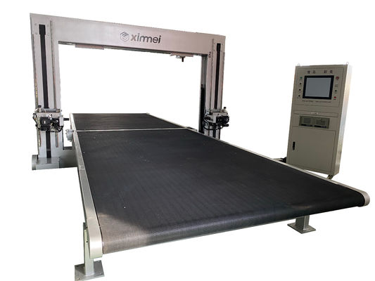 Automatische CNC-Schaumschneidemaschine mit doppelt schwingender Klinge mit ±0,5 mm Toleranz für 3000x2300x1300 mm Blöcke