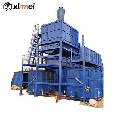 Neue Low Density Tolerance Rebonded Block Foam Sponge Schaummaschine Recycling mittlerer Klasse zwei Form vier Seiten Dampf Rebound Maschine