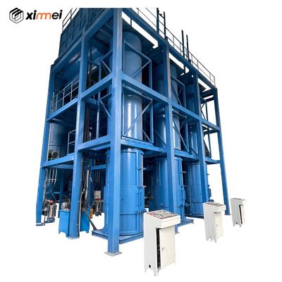 Ständige Schaummaschine Abfall PU Schwamm Recycling Dreifach Schaumstation Φ1000-1300mm Zylinder Schaum Rebonded Schaum Produktionslinie