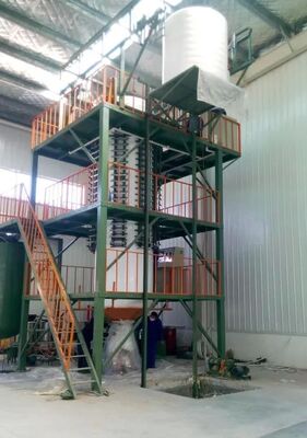 Kontinuierliche vertikale PU-Schaum-Produktionslinie Zylinder Schwamm 8~50 kg/m3 Dichte TDP-1500