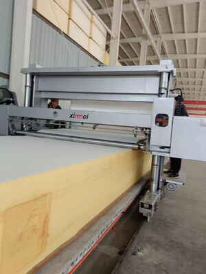 C617 Lightweight Rail Track Horizontal Foam Slicing Winding Machine 0.5-70mm 0-120m/min